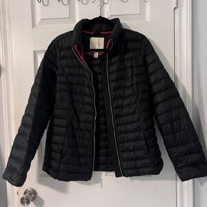 Kate Spade black puffer/quilted jacket medium